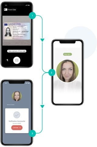 Detección de vida biométrica y OCR Detección de vida biométrica y OCR
