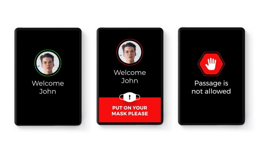Smartface face mask recognition Smartface face mask recognition