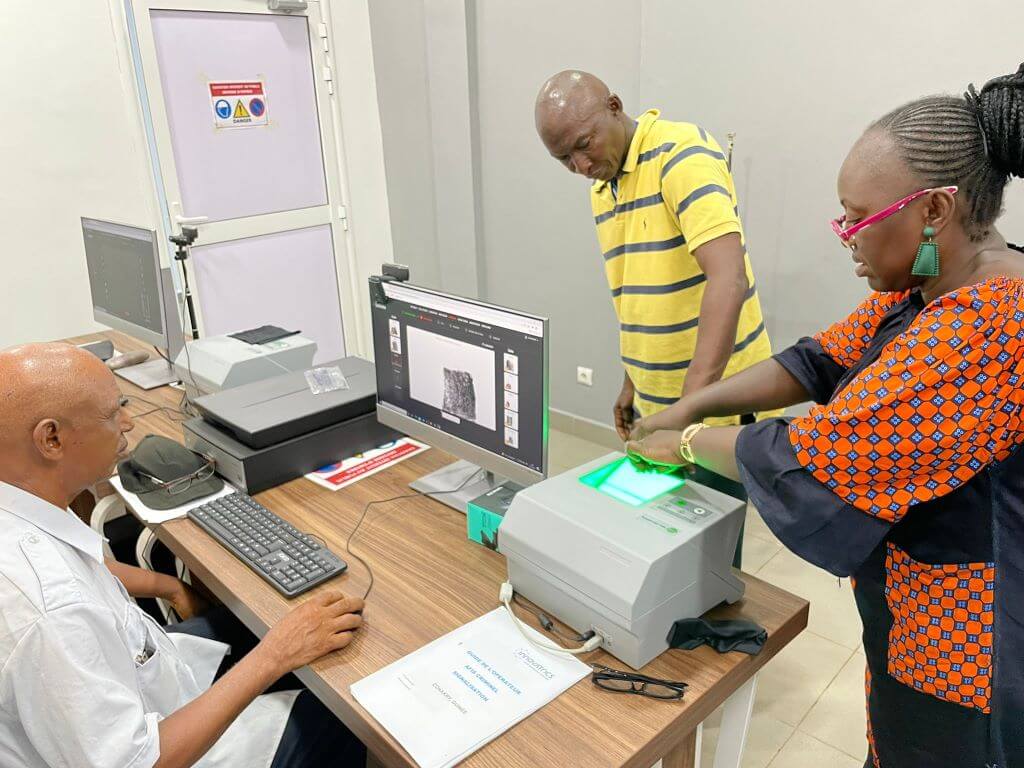 Guinea-Police-biometric enrollment Guinea-Police-biometric enrollment