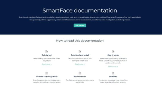 Infórmese de la documentación técnica de SmartFace en línea Infórmese de la documentación técnica de SmartFace en línea