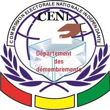 La Commission Électorale Nationale Indépendante (CENI), Guinea LOGO La Commission Électorale Nationale Indépendante (CENI), Guinea LOGO