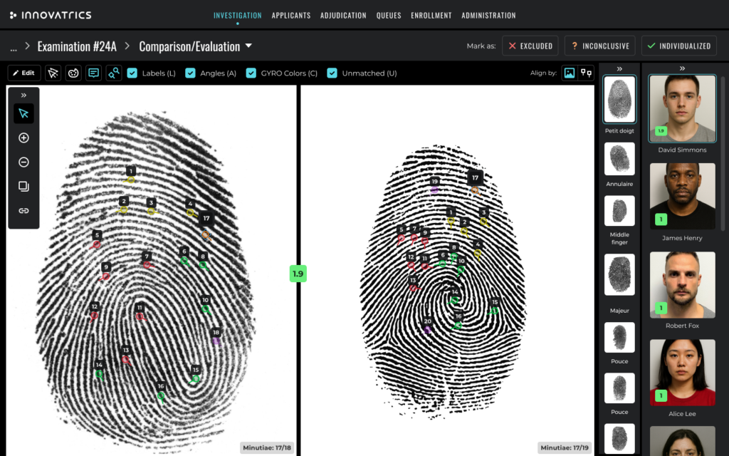 Latent Fingerprints & ABIS: Solving Crimes with Biometrics Latent Fingerprints & ABIS: Solving Crimes with Biometrics