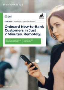 Incorporación de nuevos clientes al banco en solo 2 minutos. De forma remota. Incorporación de nuevos clientes al banco en solo 2 minutos. De forma remota.
